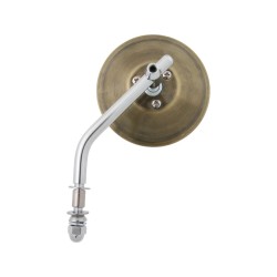 3" Antique Style Mirror Brass, Raw