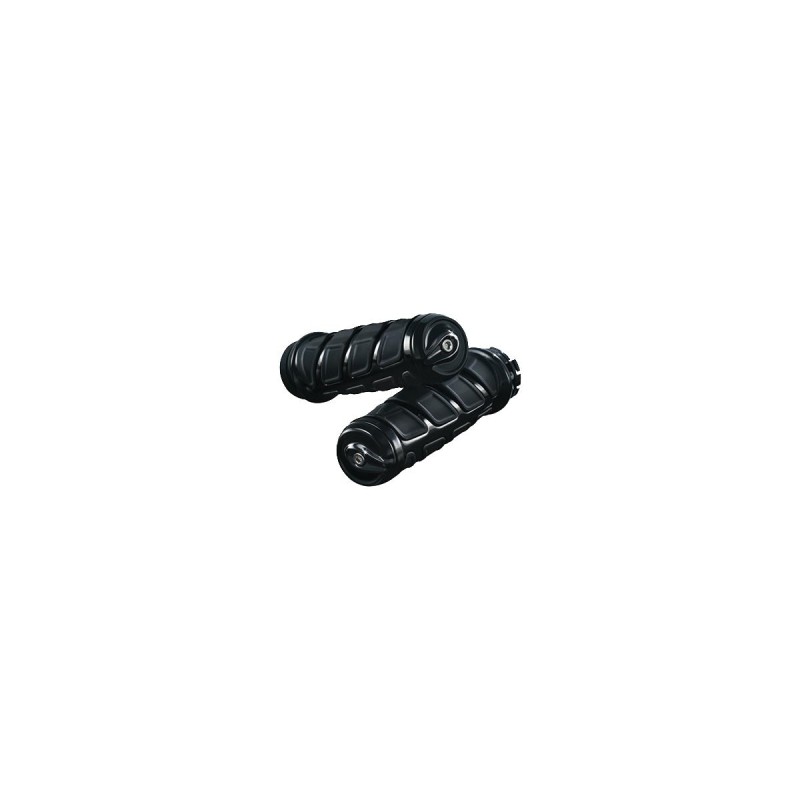 Kinetic Grips Gloss Black 1" Throttle Cables