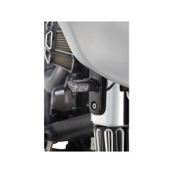 Direct Bolt-On Touring LED Turn Signal Amber LED configuration Black Anodized Clear LED