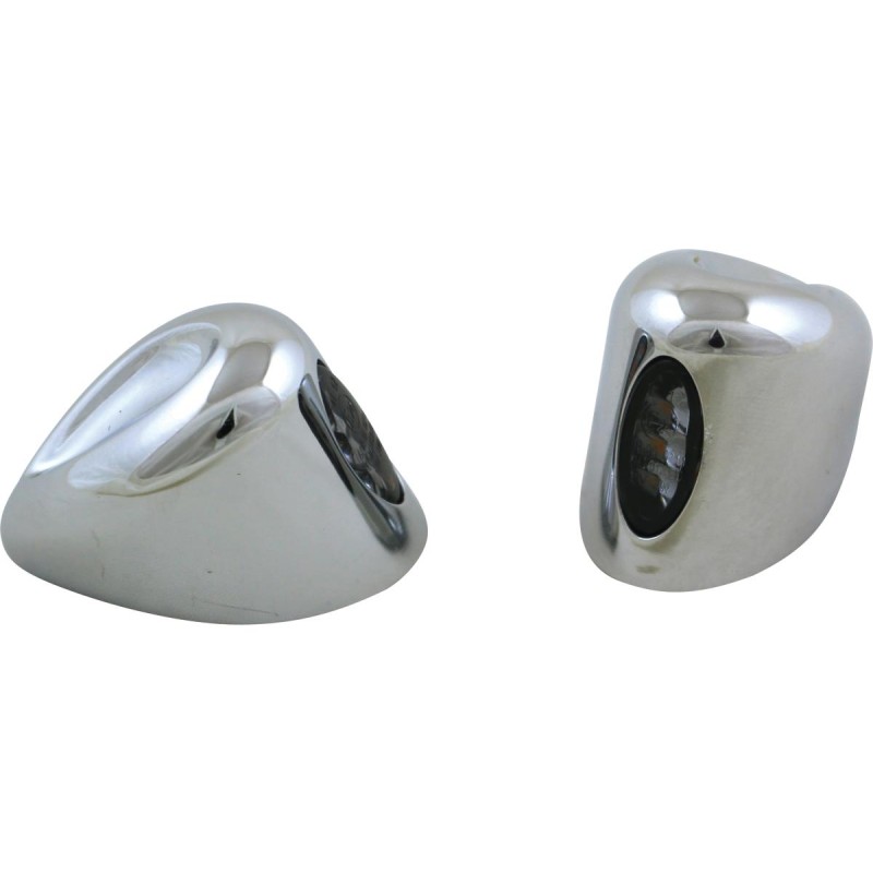 Road Glide Elypse Front Turn Signals Chrome Smoke LED