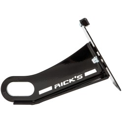 Long License Plate Side Mount Kit Long, Swiss specification Gloss Black