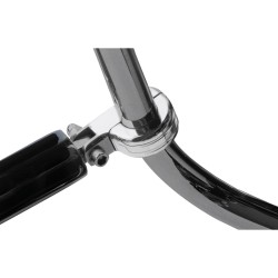 Clamp-On Peg Mount Chrome