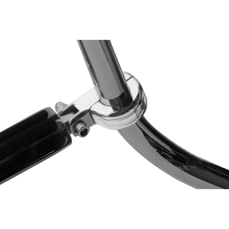 Clamp-On Peg Mount Chrome