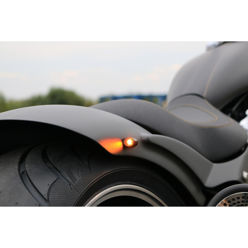 Bullet Smooth LED Turn Signal/Taillight/Brake Light Black Smoke LED