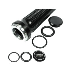 mo.grip Grips Black Anodized 1" Throttle By Wire Throttle Cables