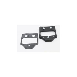 Inside Mid Mount License Plate Bracket Black Satin