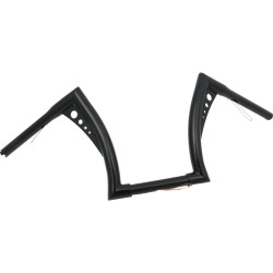 12 Bonanza Fat Handlebar Black Powder Coated 1 1/4" Throttle By Wire