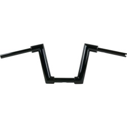 2" Str8UP Softail Handlebars Medium (280mm), Width Lower Tube 260 mm Black Powder Coated Hydraulic Clutch Throttle By Wire