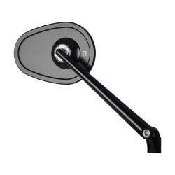 mo.view club Mirror Stem length: 150mm Black, Anodized