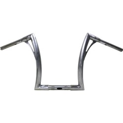 380 Tall Flow Bar Super Fat Road Glide Handlebar with 1 1/4" Clamp Diameter 1,4" Raw Throttle By Wire