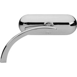 Mini-Oval Micro Mirror Chrome Right