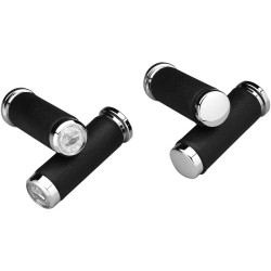 Soft Touch Grips Black Chrome 1" Throttle Cables