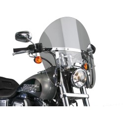 SwitchBlade Chopped Quick Release Windshield Height: 21,1", Width: 22,4" Light Smoke