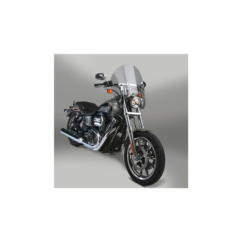 SwitchBlade Chopped Quick Release Windshield Height: 21,1", Width: 22,4" Light Smoke