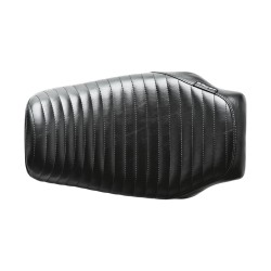 Bare Bones LT Solo Seat Pleated Stitch Black Vinyl