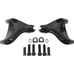 Sportster Passenger Peg Mounts Black Powder Coated