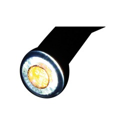 Apollo Modul LED Turn Signal/Position Light Approved for front installation only Black Smoke LED