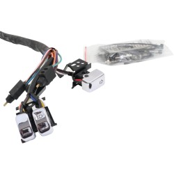 96-up Backlit Hand Control Switch and Housing Kit With Audio and Cruise Control Chrome