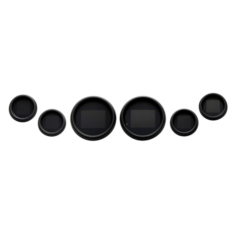 MLX Dresser Pack Dresser and Bagger 6 Gauge, Black Bezels '04+ 6 Gauge Kit