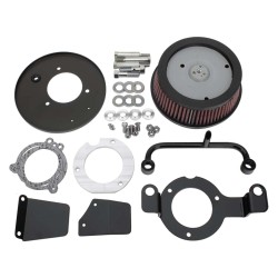 Milwaukee Eight High Performance Air Cleaner With Breather Kit Black