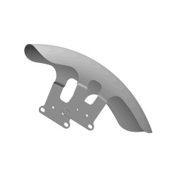 Shorty Touring 21" Steel Front Fender Raw