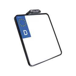 SLIP INN License Plate Base Plate German Size 200x180mm Black Anodized
