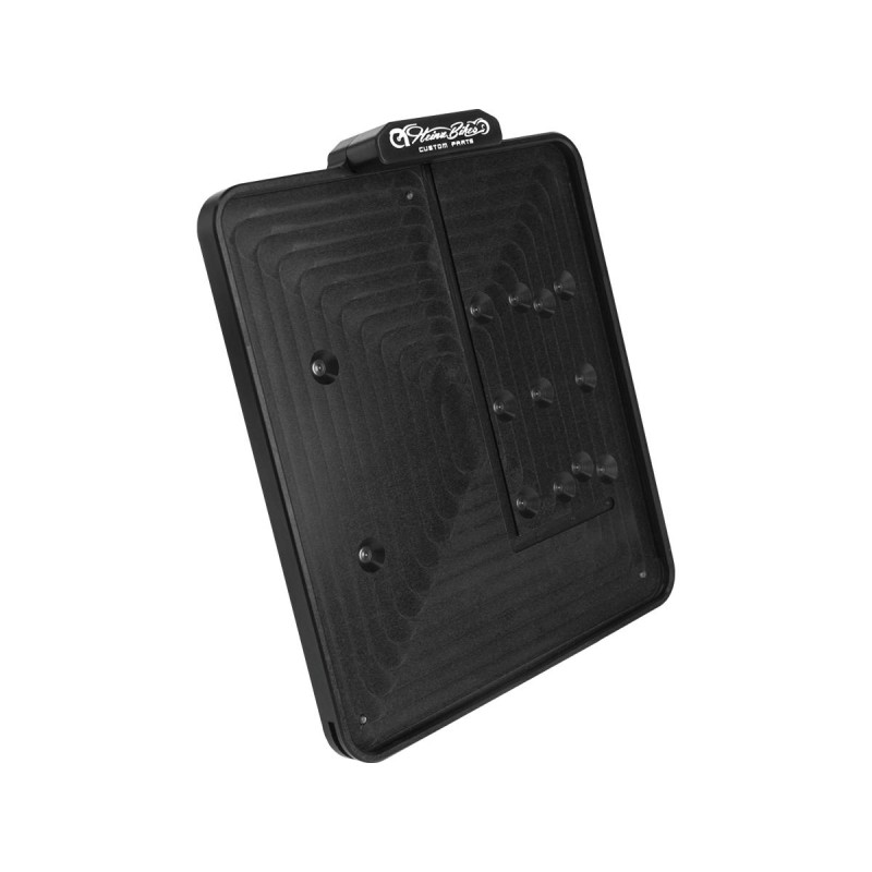 SLIP INN License Plate Base Plate German Size 200x180mm Black Anodized