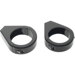 Turn Signal Relocation Clamp for 41 mm Tubes Black