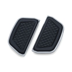 Hex Passenger Board Inserts Chrome