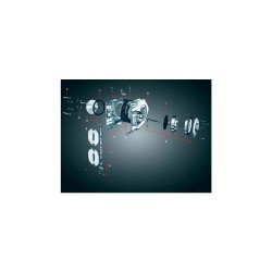 Hypercharger Air Cleaner Replacement Back Half Chrome