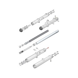 Damper Tube Screw with Washer Big Twin Front Fork Parts OEM 45405-75A