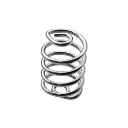 Coil Seat Spring Chrome 5"