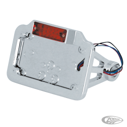 SUPPORT DE PLAQUE AVEC FEU LED