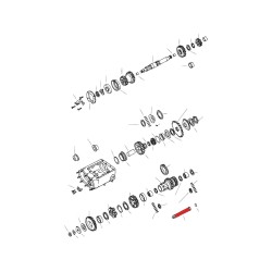 COUNTERSHAFT-B/TWIN 35614-80