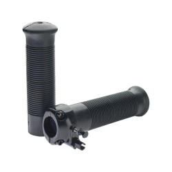 Anderson Throttle Grip Assembly Black 1" Throttle Cables Single Cable