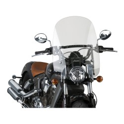 Spartan Windshield Height: 18,5", Width: 18" Clear