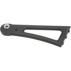 Sportster Shock Mount Side Mount License Plate Bracket Black