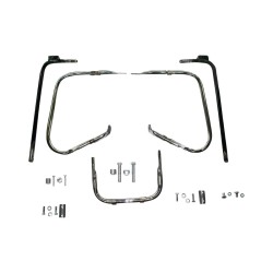 Wide Tire Swingarm Saddlebag Support Bracket Chrome