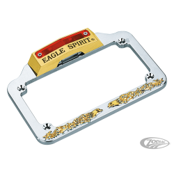 CADRE DE PLAQUE D'IMMATRICULATION EAGLE SPIRIT AVEC FEU
