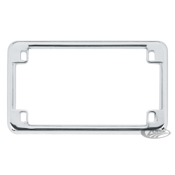 CADRE DE PLAQUE D'IMMATRICULATION CHROME
