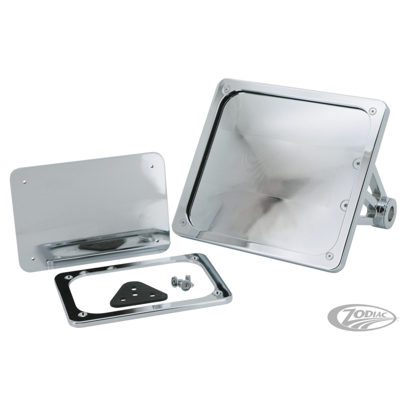 SUPPORTS DE PLAQUE ET PLAQUE LATERALE