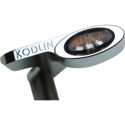 M8 Softail Elypse Front Turn Signals Chrome Smoke LED