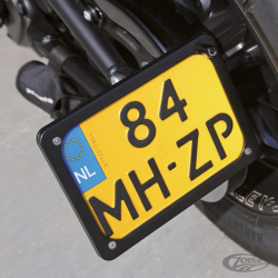 SUPPORTS DE PLAQUE ET PLAQUE LATERALE