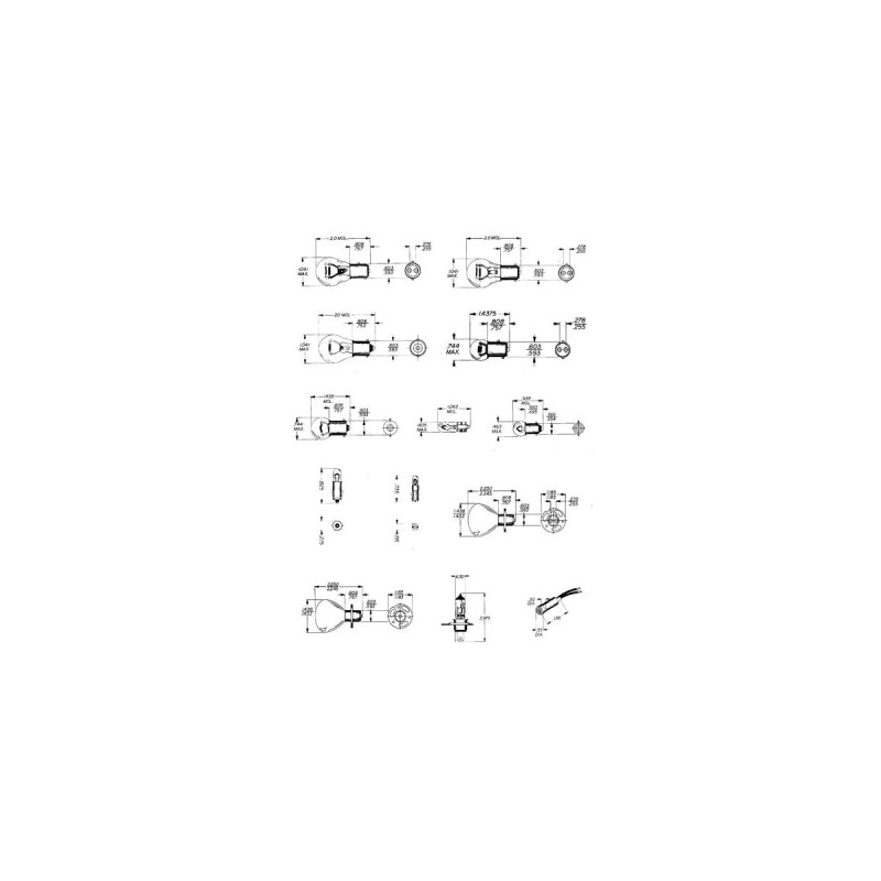 Indicator Lamp without Symbols, Blue Indicator Lamps