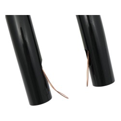 12 T-Bar Handlebar Black Powder Coated 1 1/4" Throttle By Wire