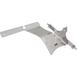 Sportster Fender Strut Side Mount License Plate Bracket Aluminium Polished