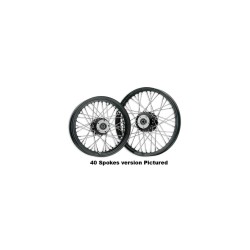 80-SPOKE 18X3.50 BLACK Wheels