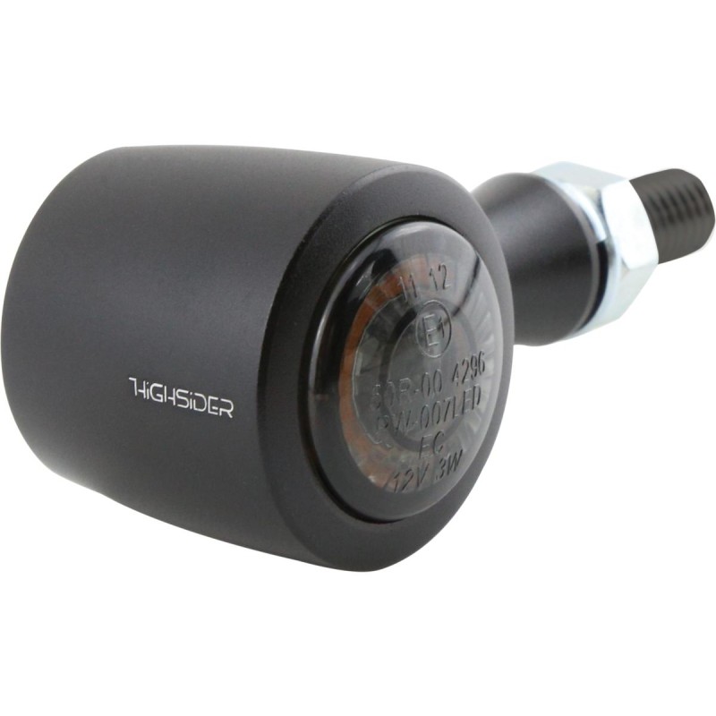 Enterprise-EP1 LED Turn Signal LED, Tinted Lens, Black Metal Housing Black Tinted LED