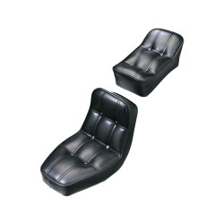 Rigid Baron II 2 Piece Smooth Seat Black Vinyl