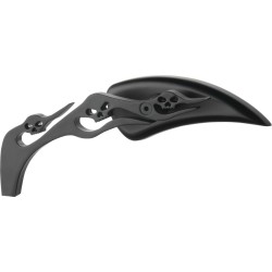 Eclipse Skull Mirror Black